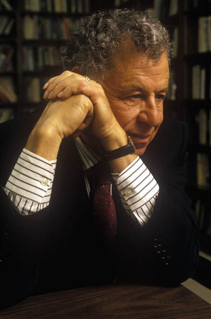 Washington DC. 

Dr. Amatai Etzione in his study. : Portraits : John Francis Ficara Photographs