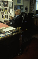 Washington DC. 

Sen. Barry Goldwater reflects moments after announcing his retirement from the US Senate. - © John Francis Ficara/ All Rights Reserved