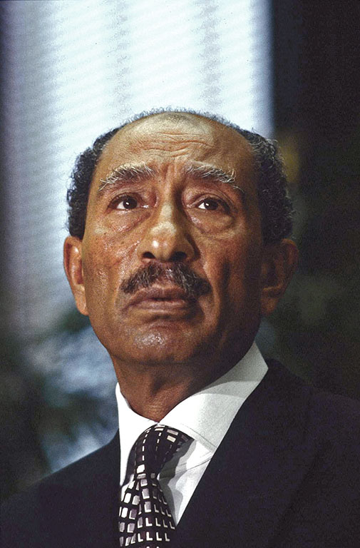             Washington, DC:
President Anwar Sadat of Egypt.