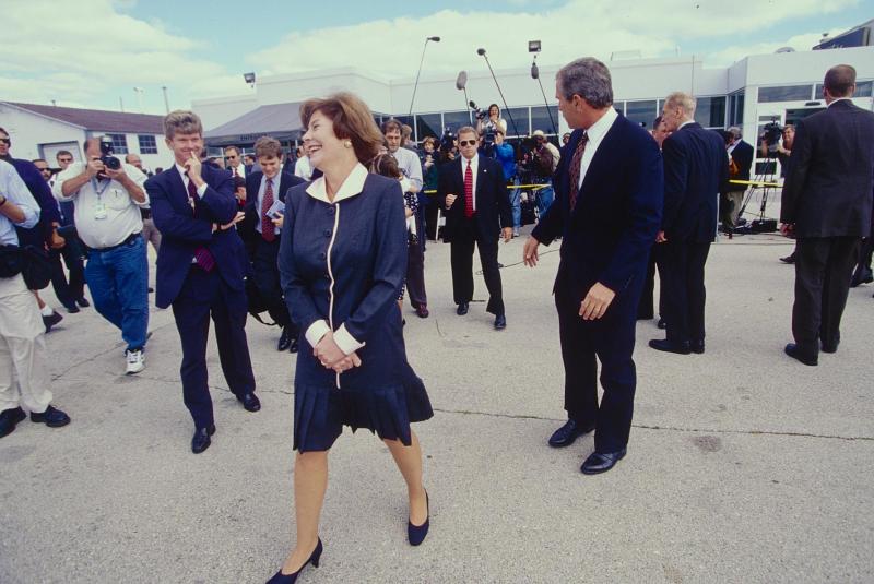 G.W. Bush Campaign:
Laura Bush on the Bush campaign.
