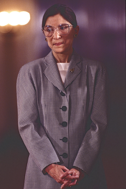                     Washington, DC:
Supreme Court Justice Ruth Bader Ginsburg.