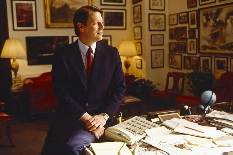 Washington, DC:
Al Gore on Capital Hill.