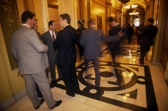 Washington DC:
The Speakers Lobby at the US Capital.