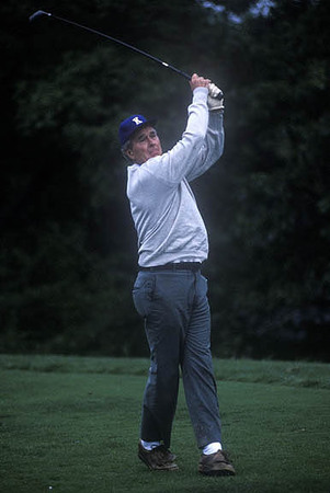 Kennebunkport, Maine.

Pres. George H. Bush golfing.