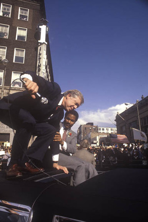 Chicago, Illinois:
Pres. Jimmy Carter campaigning.