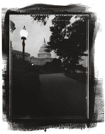 Washington, DC:

United Strates Capital Building

Polaroid 55/Kallitype Print.